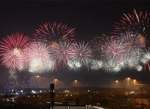 共和县焰火晚会